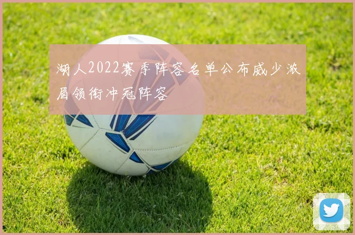 湖人2022赛季阵容名单公布威少浓眉领衔冲冠阵容