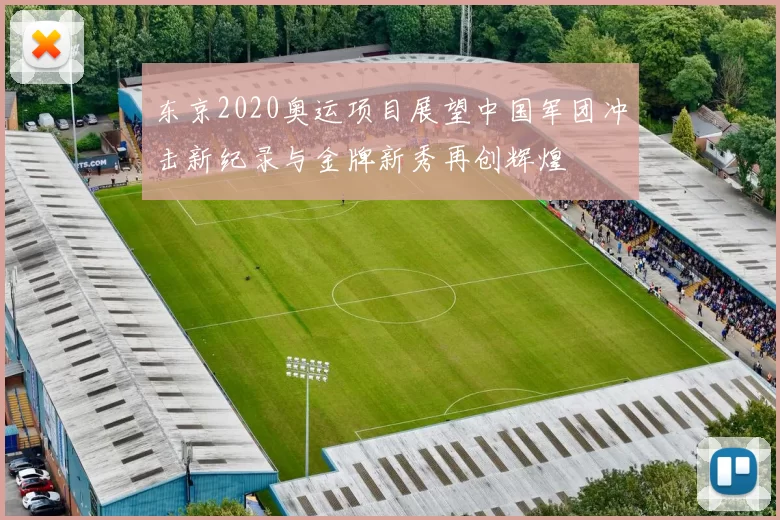 东京2020奥运项目展望中国军团冲击新纪录与金牌新秀再创辉煌